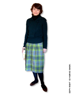 石田ゆりこ着用・Col Pierrot チェック柄オールインワン 石田ゆりこ着用・Col Pierrot チェック柄オールインワン 石田ゆりこ